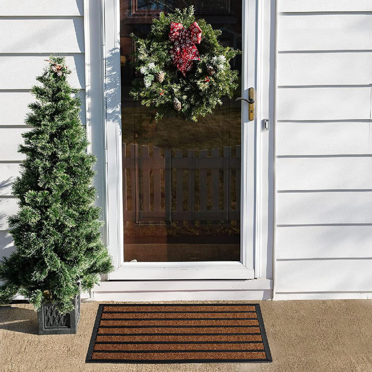 Latitude Run® Extra Large Door Mat Dirt Trapping Mats Outdoor